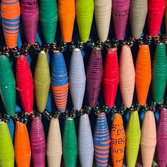 Stunning handcrafted beaded coin purse/wallet - Picture 2 of 6